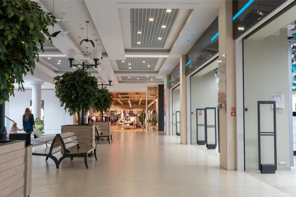 clean retail space