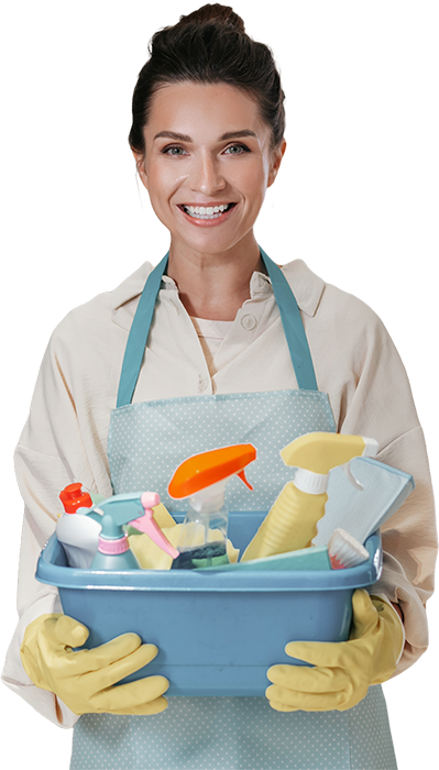 women carrying cleaning products in hand xpect group